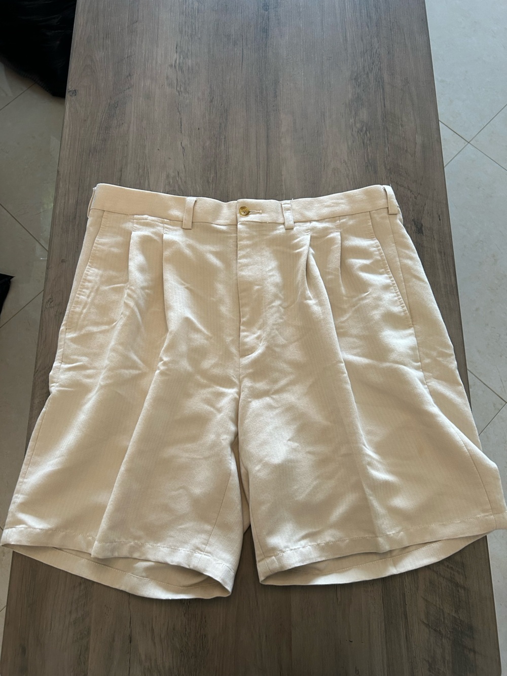 Callaway Mens Chino Golf Shorts Size 36 Beige